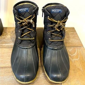 Sperry Women's Saltwater Waterproof Quilted Duck Boots